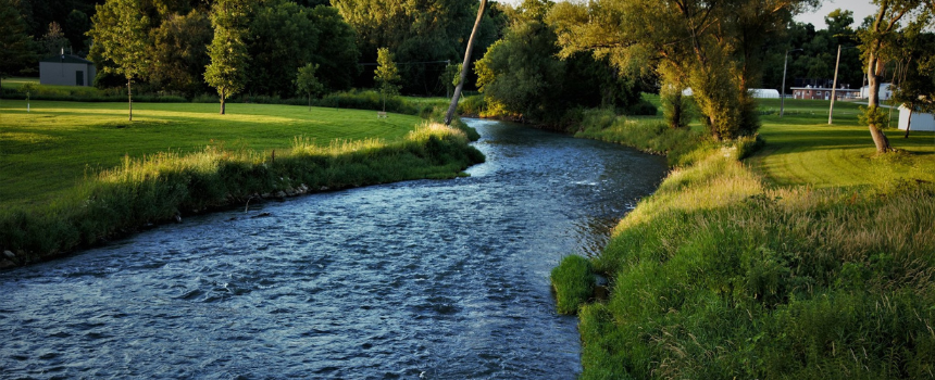 Root River in Preston